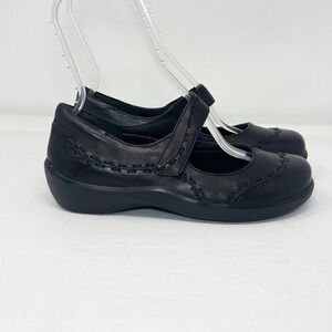 Ziera Mary Jane Women's 10 X-WIDE Gummibear Black Leather Comfort Shoes EUR 40.5